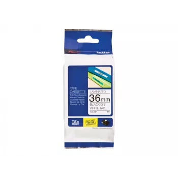 Brother TZe261 - cinta laminada - negro sobre blanco - rollo (3,6 cm) - 1 rollo(s) (TZE261)