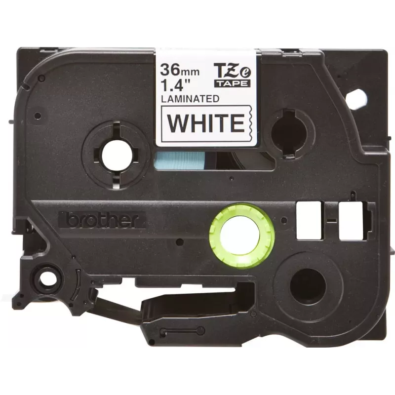 Brother TZe261 - cinta laminada - negro sobre blanco - rollo (3,6 cm) - 1 rollo(s) (TZE261)