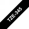Cinta de laminar Brother TZe345 18mm blanco sobre negro