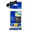 Cinta de etiquetas Brother TZe355 24mm blanco sobre negro