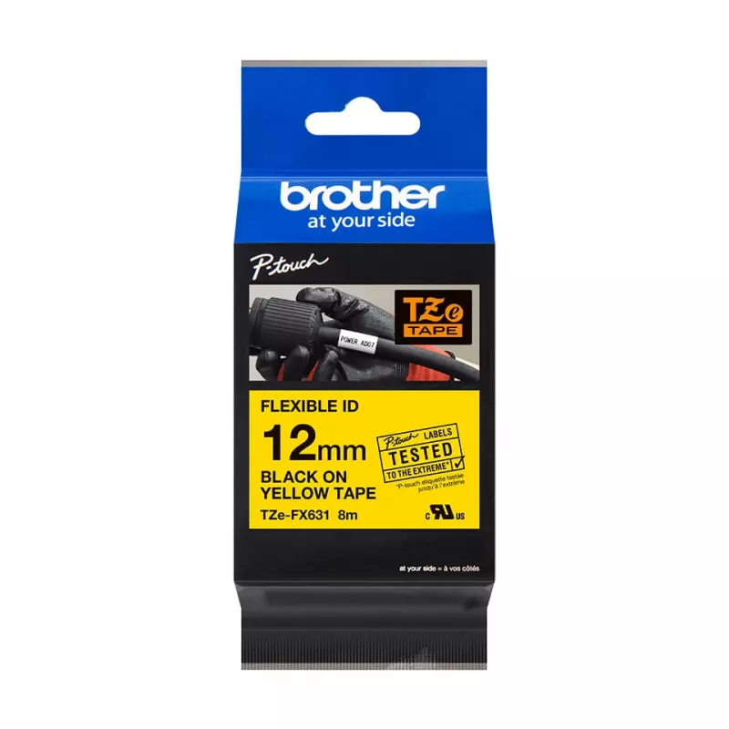 Cinta de etiquetas TZ Brother TZE-FX631