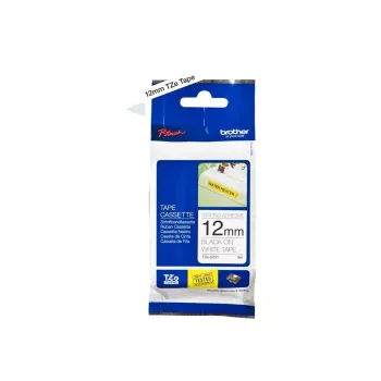 Cinta adhesiva Brother TZeS231 negro sobre blanco 1,2 cm 8 m
