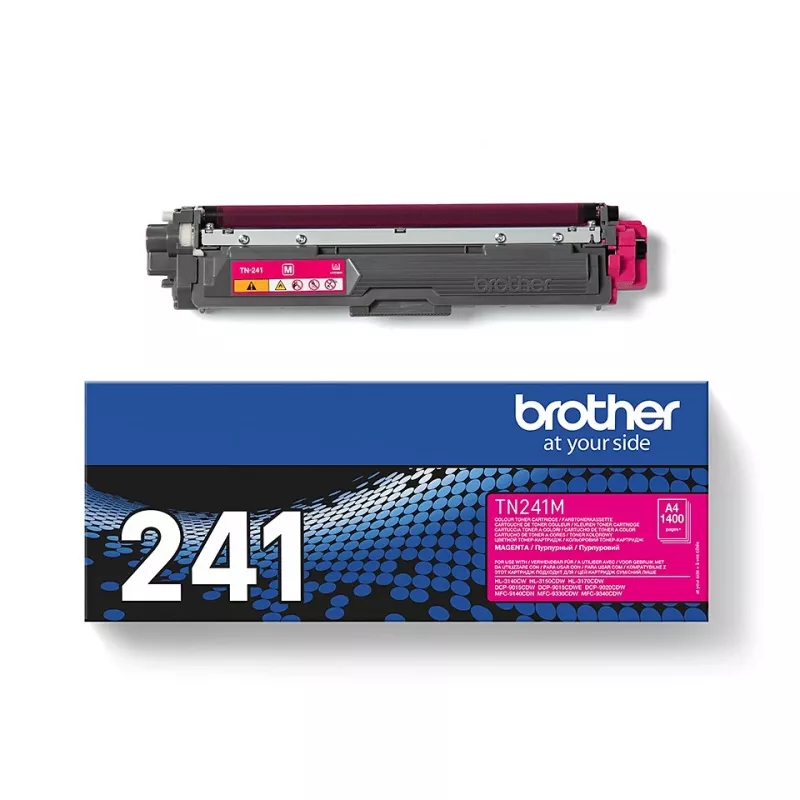 Brother TN-241M cartucho de tóner, magenta, 1400 páginas