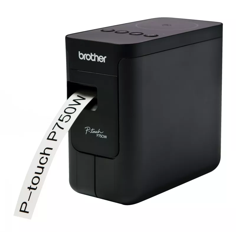 Brother PT-P750W | mono | térmica | impresora de etiquetas | Wi-Fi | formato de papel máximo serie ISO A otros | negro