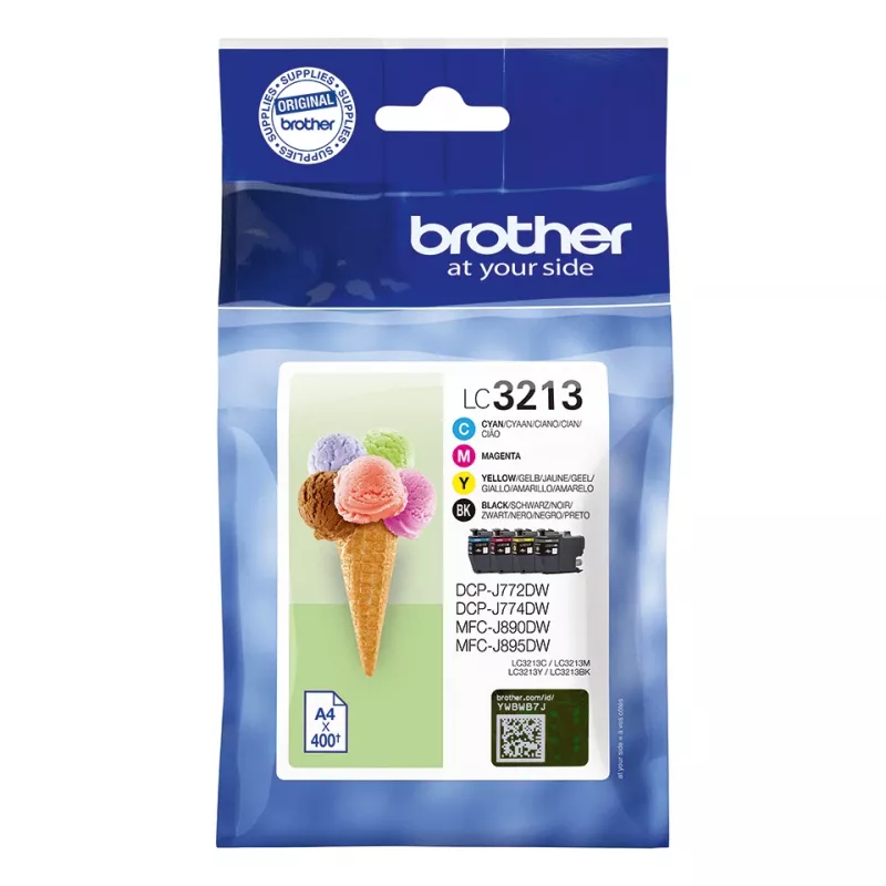 Pack de cartuchos Brother LC3213VALDR negro cian magenta amarillo