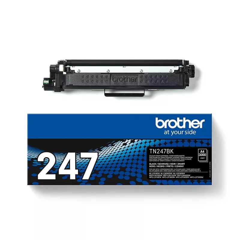 Cartucho de tóner Brother TN-247BK 1 ud. original negro