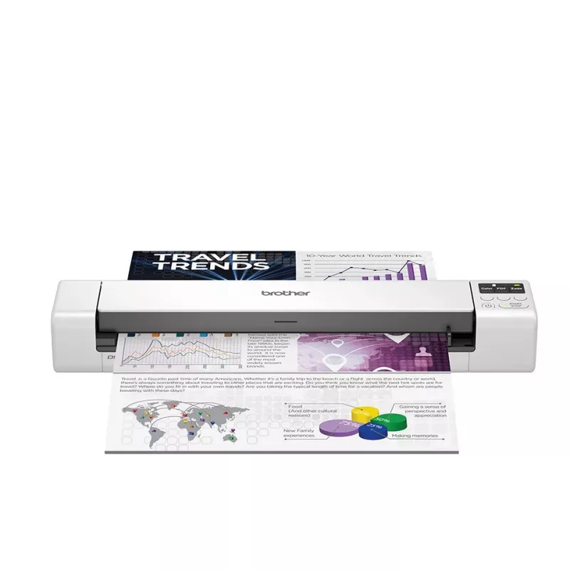 Escáner con alimentador Brother DS-940DW 600 x 600 DPI A4 negro, blanco
