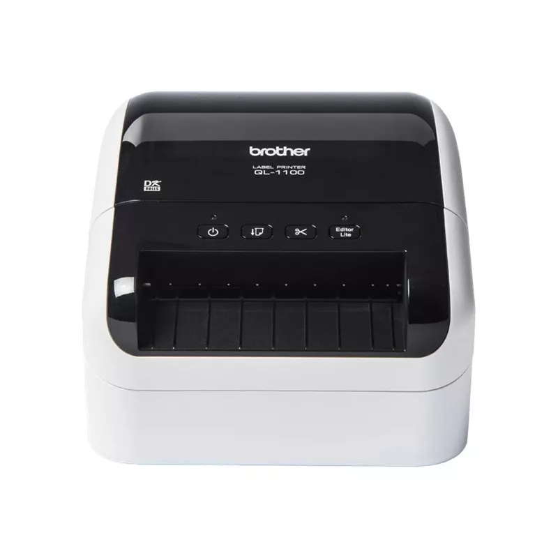 Impresora de etiquetas Brother QL-1100 térmica directa 300 x 300 DPI 110 mm/s con cable DK
