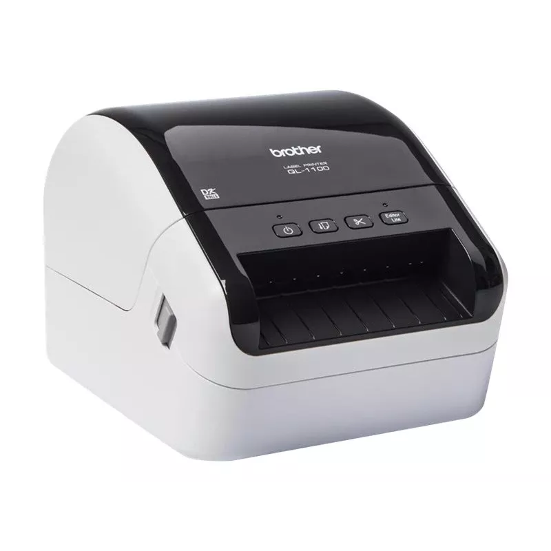 Impresora de etiquetas Brother QL-1100 térmica directa 300 x 300 DPI 110 mm/s con cable DK