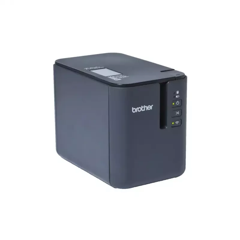 Impresora de etiquetas térmica Brother PT‑P900Wc Wi‑Fi — impresión de etiquetas industrial de alta resolución, compatible con cintas troqueladas y continuas