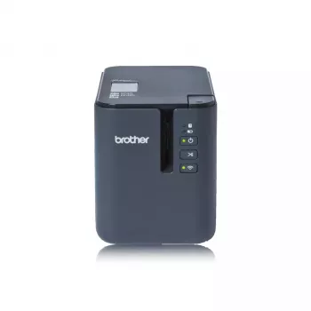 Impresora de etiquetas térmica Brother PT‑P900Wc Wi‑Fi — impresión de etiquetas industrial de alta resolución, compatible con cintas troqueladas y continuas