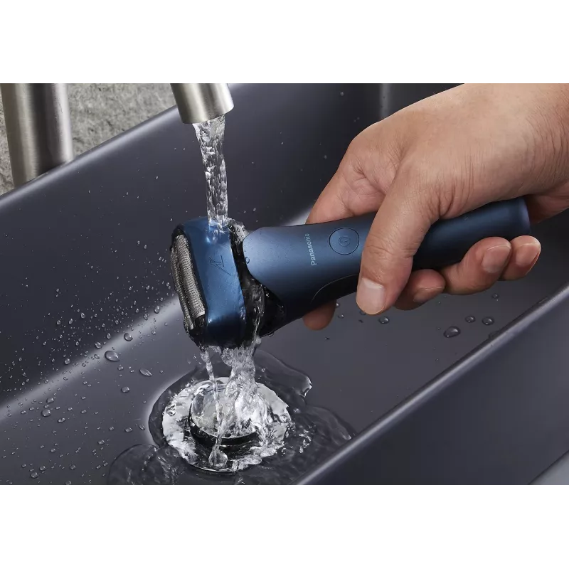 Máquina de afeitar con cuchilla Panasonic ES-LT4B recortadora azul