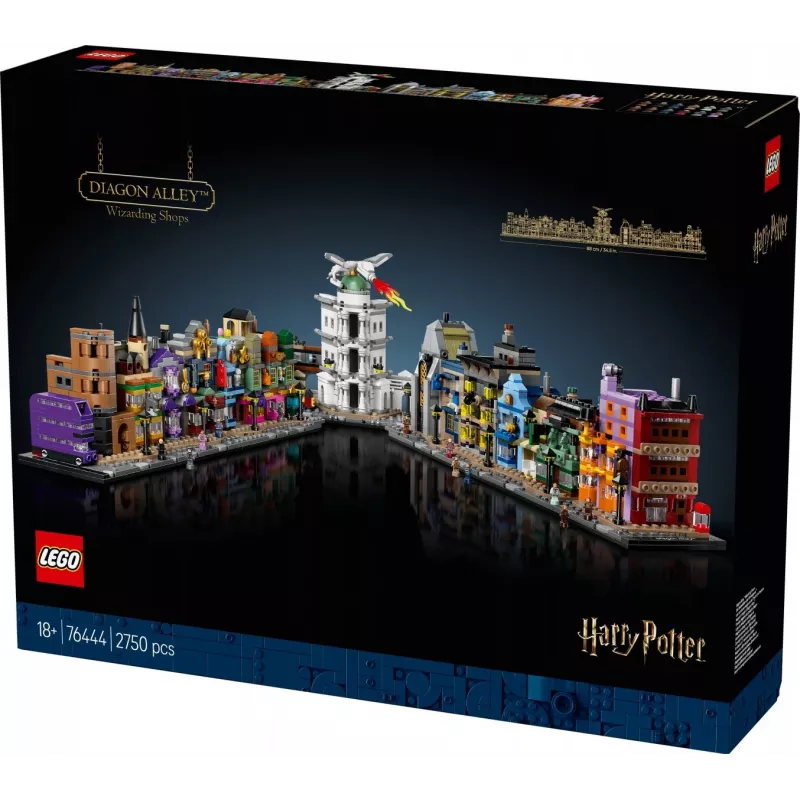 LEGO HARRY POTTER 76444 Tiendas mágicas del callejón Diagon