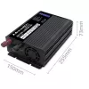 Cargador de baterías QOLTEC 51955 — 30A 12V para LiFePO4, AGM, GEL, SLA