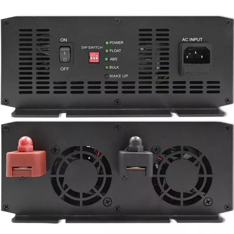 Cargador de baterías QOLTEC 51957 50A 12V para baterías LiFePO4, AGM, GEL, SLA