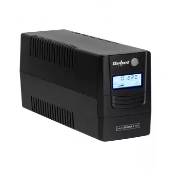 Rebel Nanopower Plus 850 UPS | Off-line | Sinusoidal | 850VA | 480W | LCD | USB
