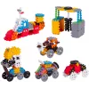 Bloques de construcción Marioinex Mini Waffle Constructor 300 — set de construcción encajable compatible, 300 piezas, multicolor