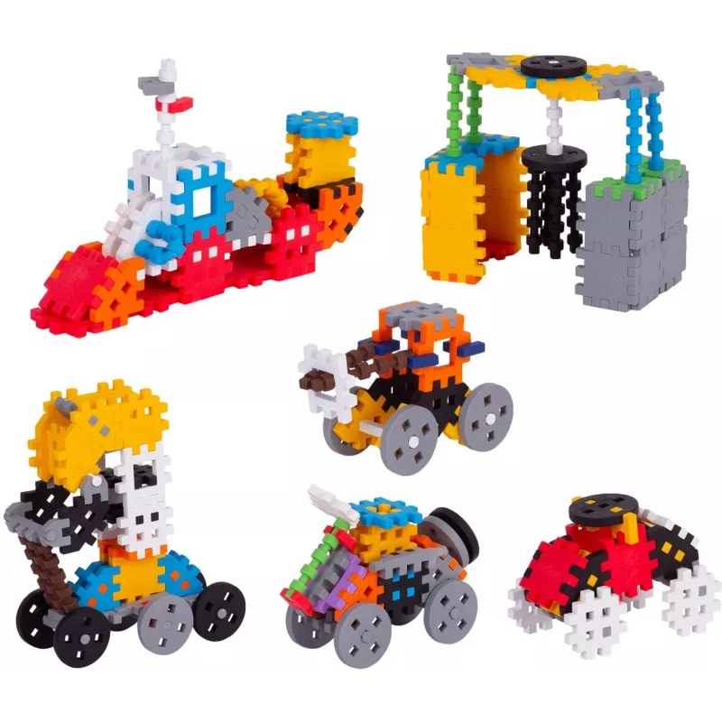 Bloques de construcción Marioinex Mini Waffle Constructor 300 — set de construcción encajable compatible, 300 piezas, multicolor