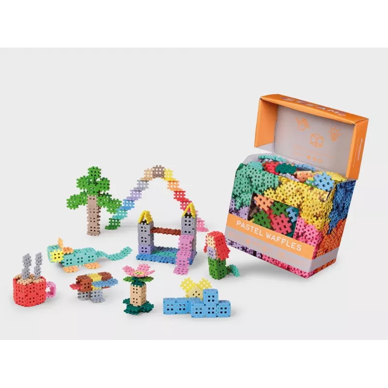 Bloques de construcción Marioinex Mini Waffle, pastel, 300 piezas