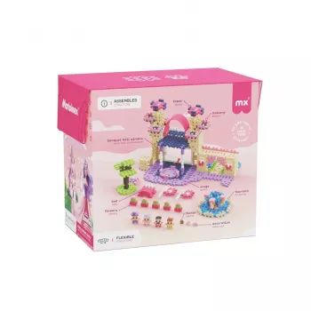 Set de construcción Marioinex Waffle Mini Blocks Princess — 280 piezas, multicolor, caja, edad 6+