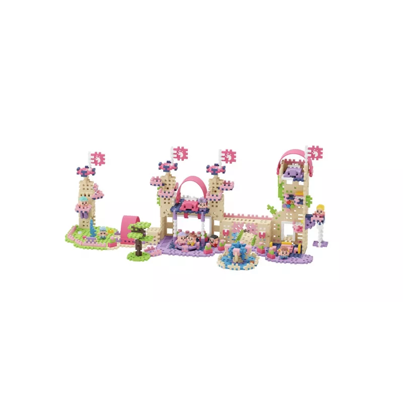 Set de construcción Marioinex Waffle Mini Blocks Princess — 280 piezas, multicolor, caja, edad 6+