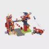 Set de construcción Marioinex Waffle Blocks Parque de bomberos 280 piezas, modelo 906279