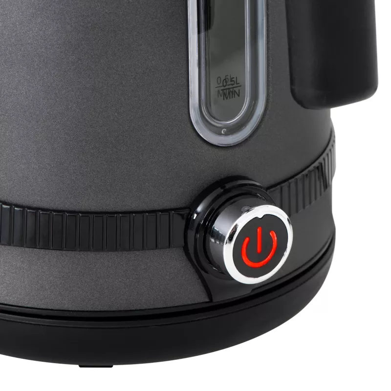 Adler Hervidor de agua | AD 1295g SS | Eléctrico | 2200 W | 1,7 L | Acero inoxidable | Base giratoria 360° | Gris