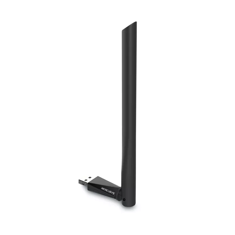 Adaptador USB inalámbrico Dual Band de alta ganancia Mercusys AC650