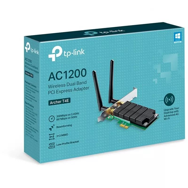 Adaptador PCI Express Wi-Fi Dual Band TP-Link AC1200