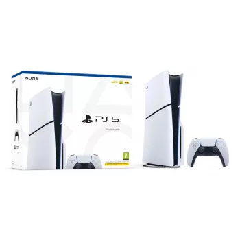 Consola Sony PlayStation 5 Slim — 1 TB SSD, AMD Ryzen Zen 2 8 núcleos 3,5 GHz, AMD RDNA 2 10,3 TFLOPS, 8K HDR, compatible con VR, Bluetooth 5.1, Wi‑Fi, Gigabit Ethernet