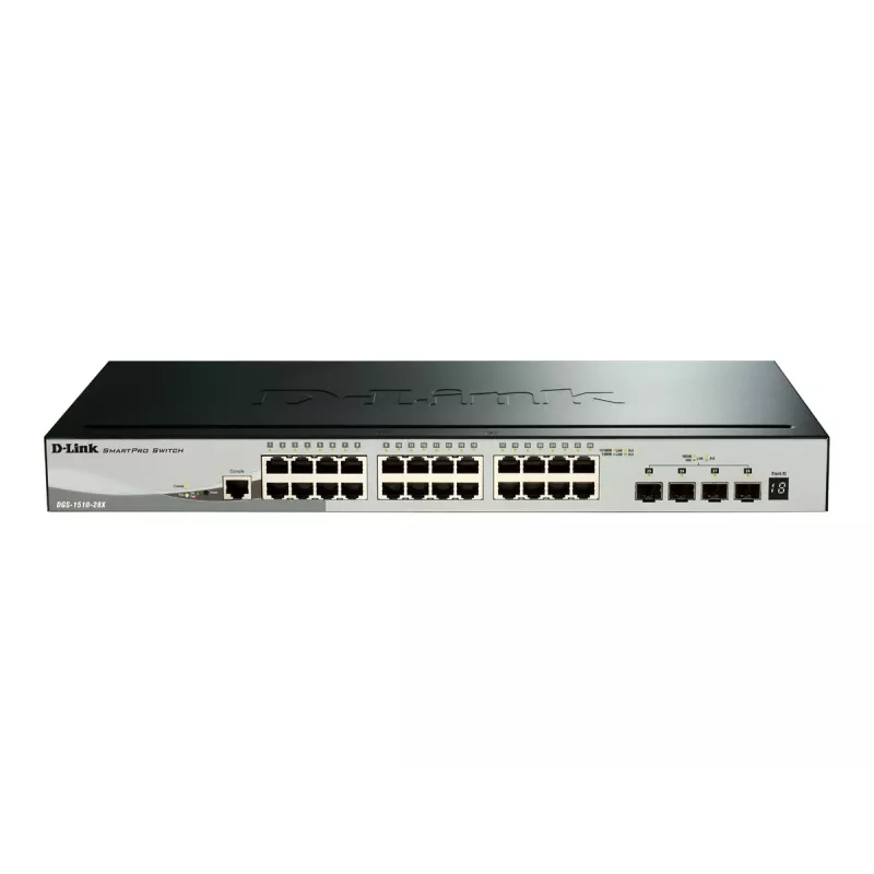D-Link DGS-1510 Managed L3 Gigabit Ethernet (10/100/1000) Negro