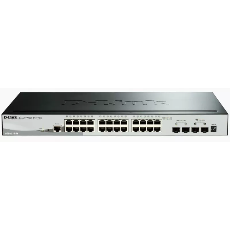 D-Link DGS-1510 Managed L3 Gigabit Ethernet (10/100/1000) Negro