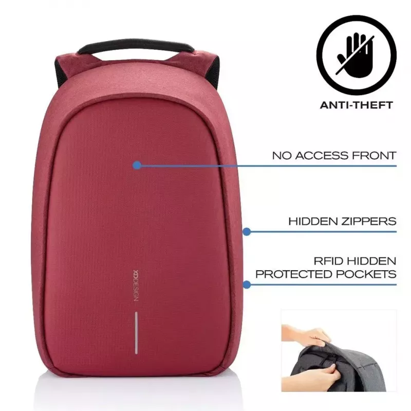 Mochila XDDESIGN Bobby Hero Small — Mochila antirrobo e impermeable para el día a día, tamaño compacto