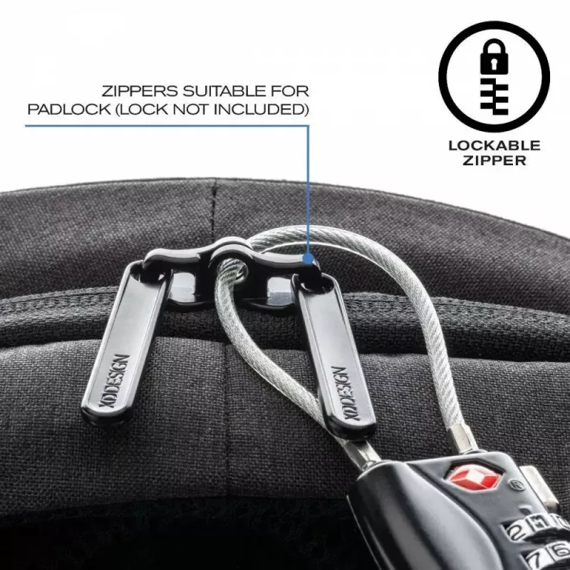 Mochila XDDESIGN Bobby Hero Small — Mochila antirrobo e impermeable para el día a día, tamaño compacto