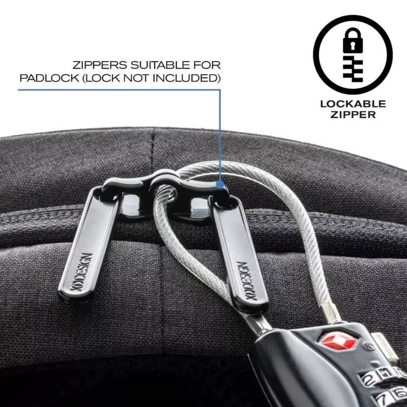 Mochila XDDESIGN Bobby Hero Small — Mochila antirrobo e impermeable para el día a día, tamaño compacto