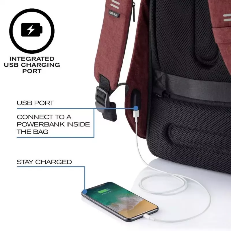 Mochila XDDESIGN Bobby Hero Small — Mochila antirrobo e impermeable para el día a día, tamaño compacto