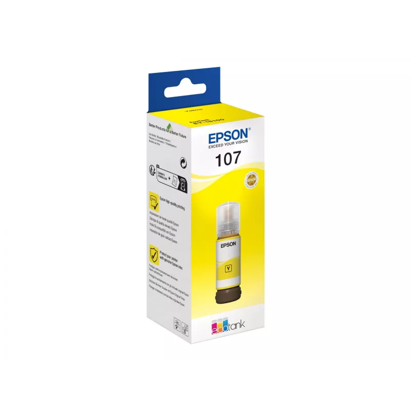 Botella de tinta amarilla EPSON 108 EcoTank