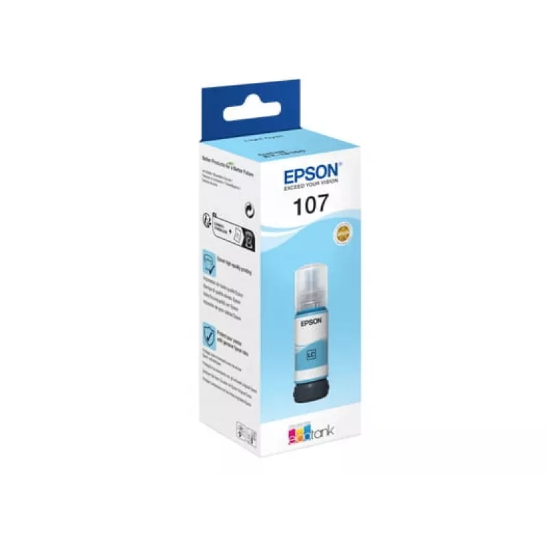 Botella de tinta cian claro EPSON 108 EcoTank