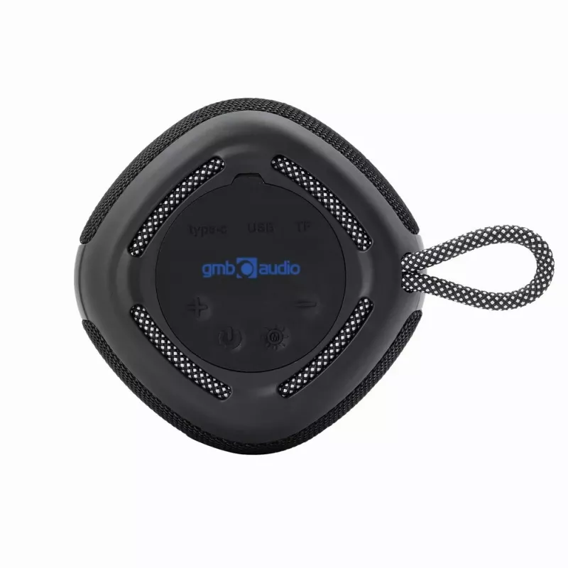Altavoz portátil Gembird SPK-BT-LED-03-BK negro