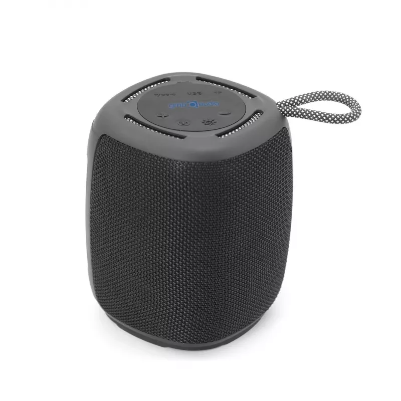 Altavoz portátil Gembird SPK-BT-LED-03-BK negro