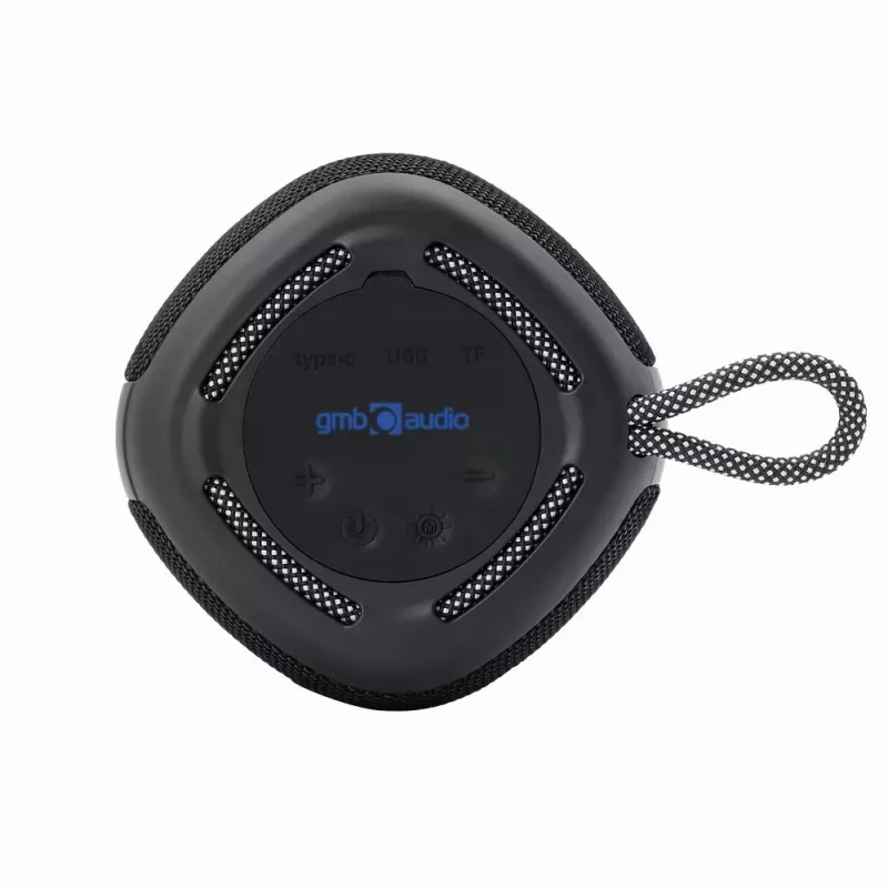 Altavoz portátil Gembird SPK-BT-LED-03-BK negro