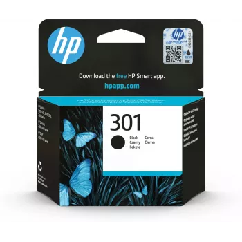 Cartucho de tinta original HP 301 negro