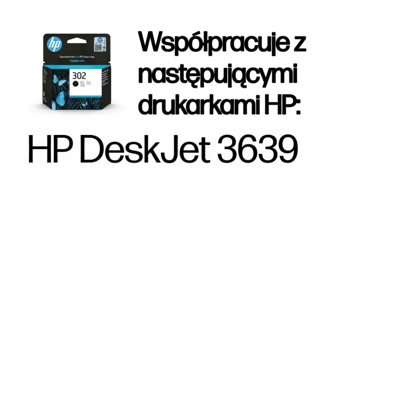 Cartucho de tinta original HP 302 negro