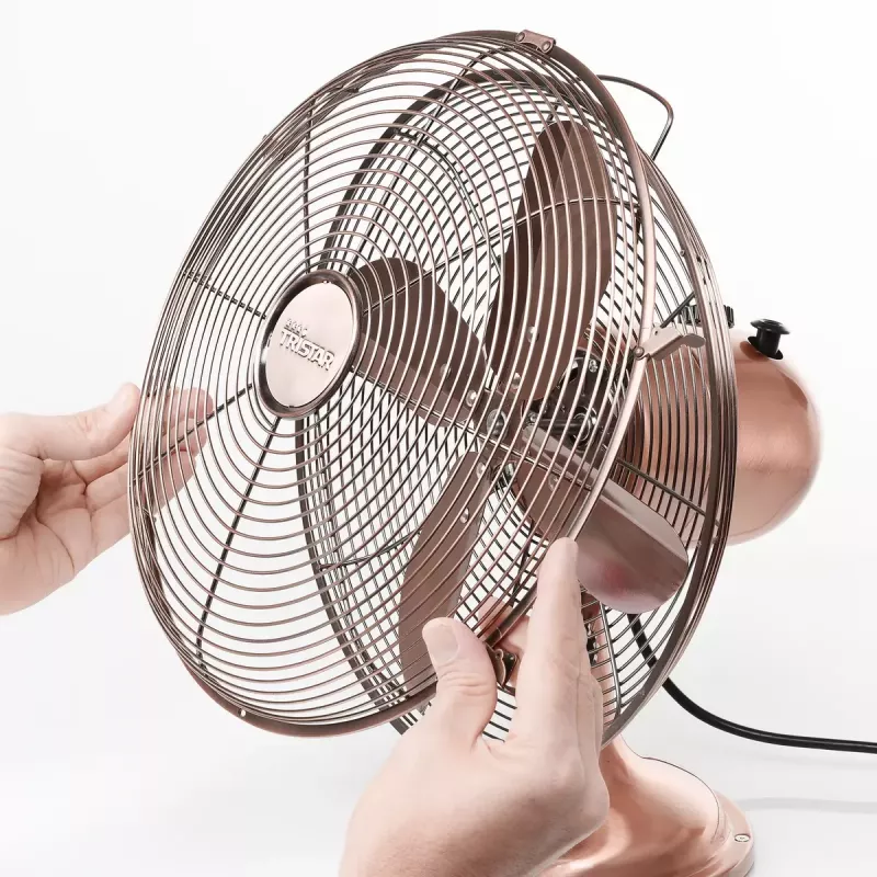 Ventilador de mesa Tristar VE-5970 Retro ventilador de mesa cobre 30 cm
