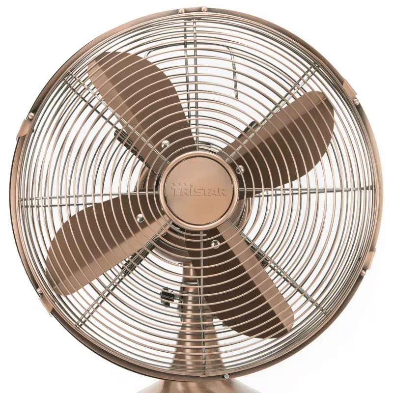 Ventilador de mesa Tristar VE-5970 Retro ventilador de mesa cobre 30 cm