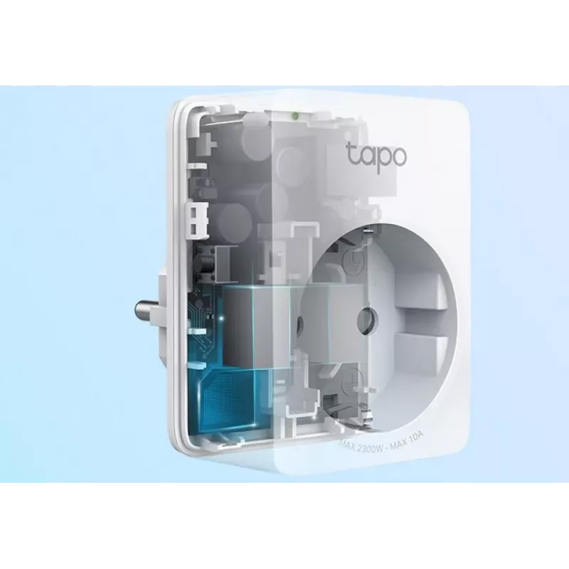 Tapo P100 V2 - enchufe inteligente - mini - inalámbrico - 802.11b/g/n, Bluetooth 4.2 - 2