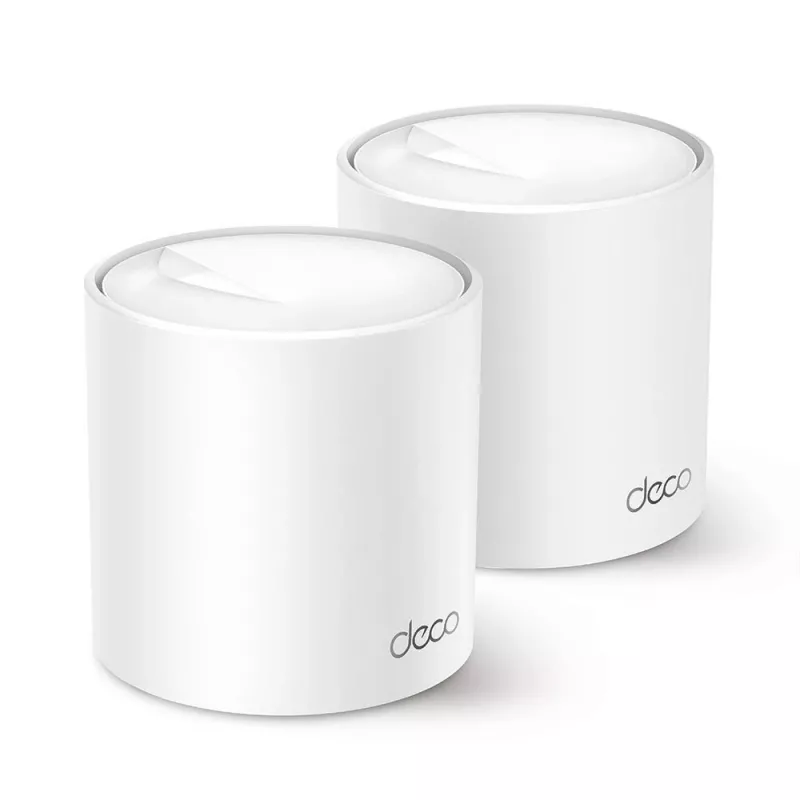 Router inalámbrico | TP-LINK | Router inalámbrico | pack de 2 | 5400 Mbit/s | Mesh | IEEE 802.11a | IEEE 802.11n | IEEE 802.11ac | IEEE 802.11ax | 2x10/100/1000M | DECOX60(2-PACK)