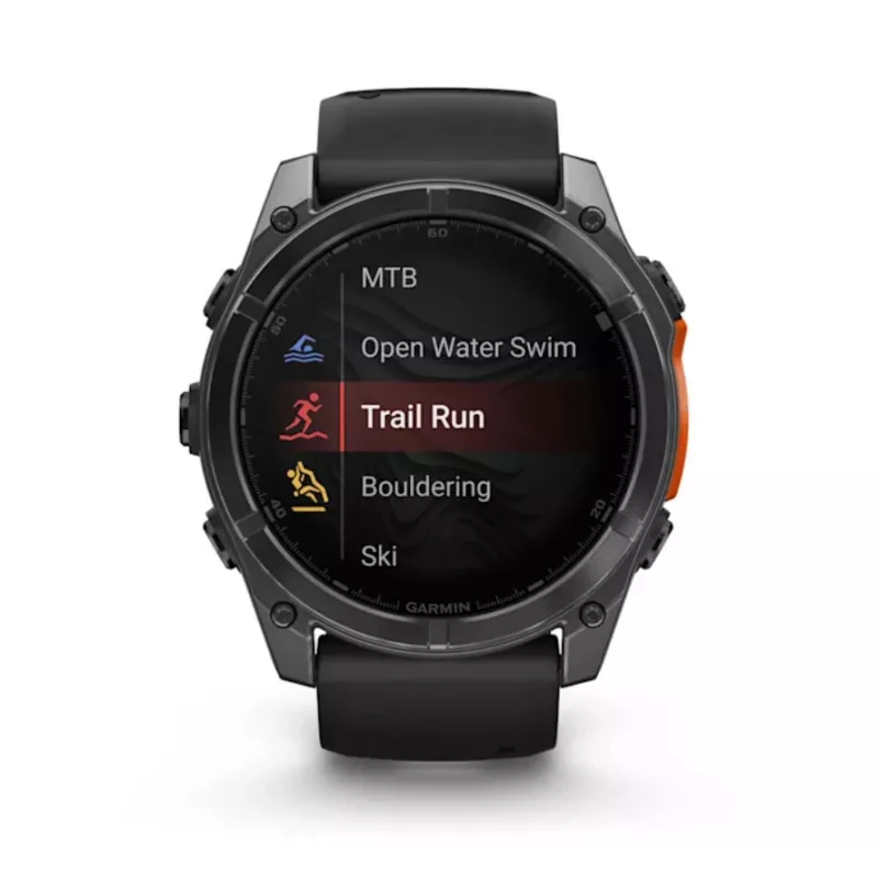Garmin Fenix 8 3,56 cm (1,4) AMOLED 51 mm digital 454 x 454 píxeles pantalla táctil titanio WLAN GPS (satélite)