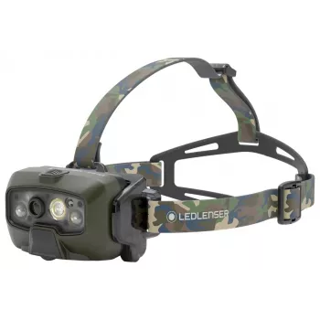 Ledlenser HF8R Core RGB Camouflage - Linterna frontal LED, verde