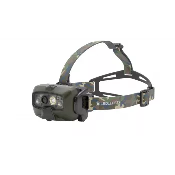 Ledlenser HF8R Core RGB Camouflage - Linterna frontal LED, verde